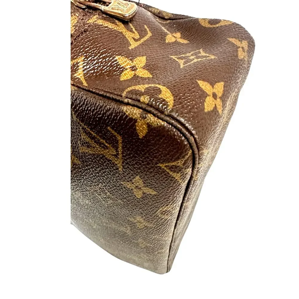 Louis Vuitton Trousse 28 Vintage Monogram Toiletry Cosmetic Pouch